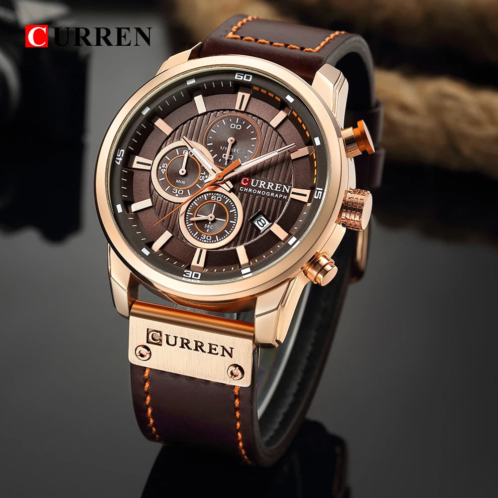 CURREN 8291 : Reloj Hombre Cronógrafo