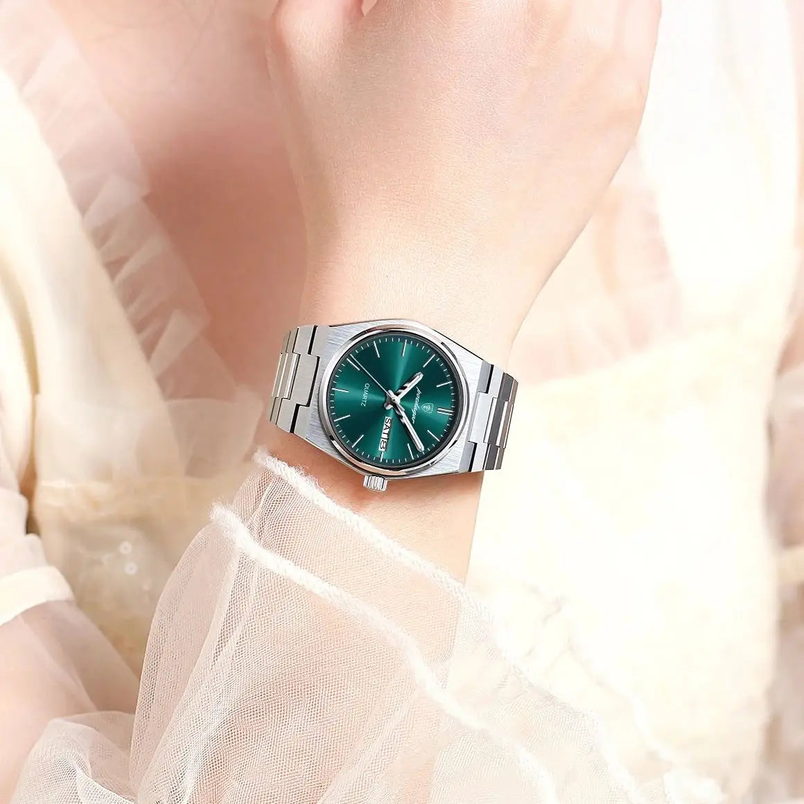 POEDAGAR Reloj Mujer Elegante Impermeable