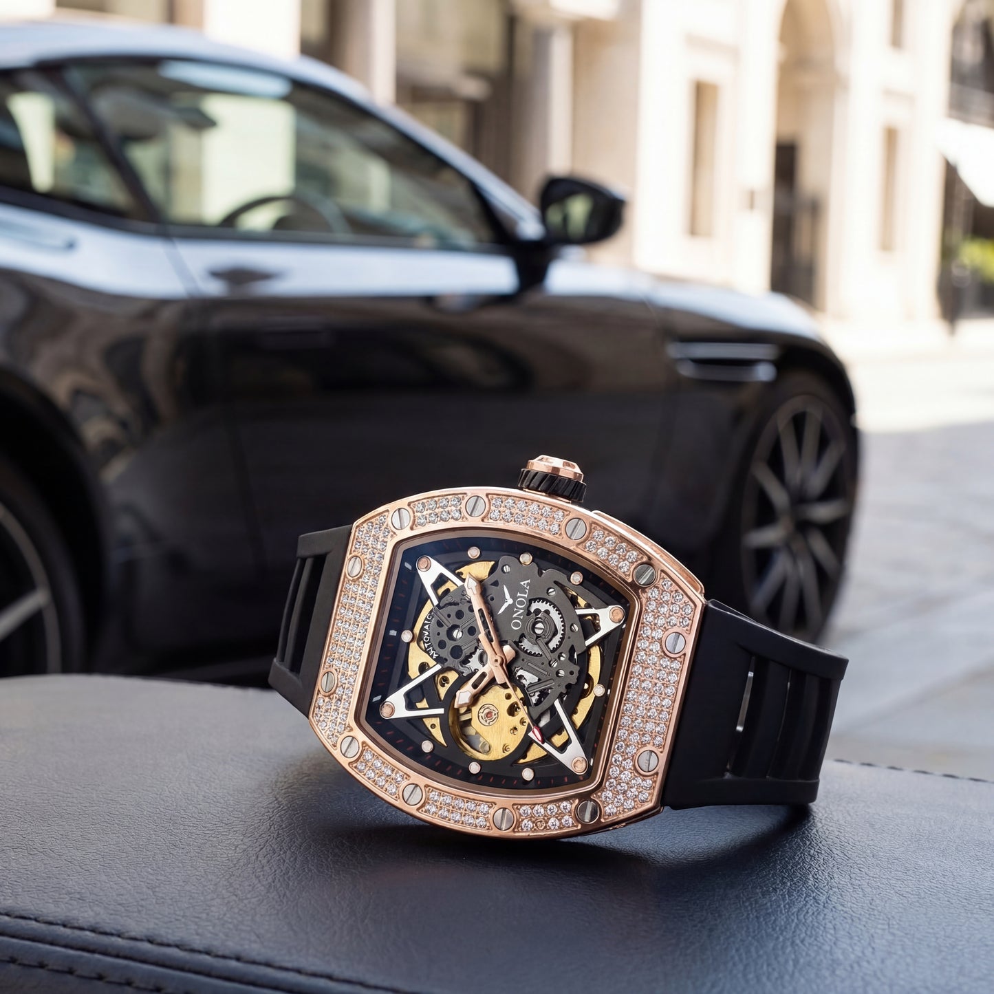 ONOLA 3838D diamante Automático de Lujo